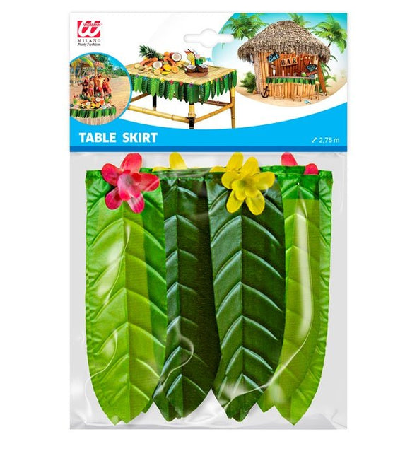 Tafelrandversiering Tropical Met Bananenblad 2,75 M van Widmann koop je bij Partywinkel