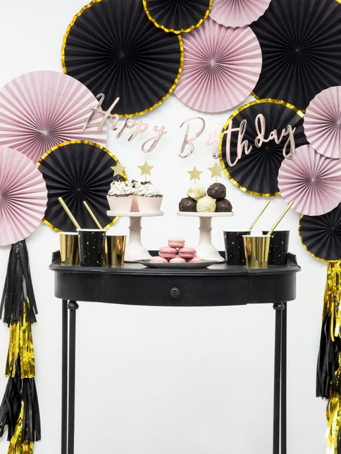Tassel Slinger Zwart Goud 2m van Partydeco koop je bij Partywinkel