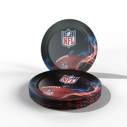Plaques NFL 23 cm, lot de 6
