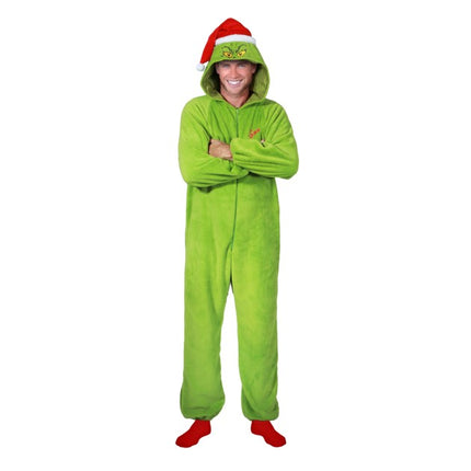 Kigurumi Grinch vert 190 cm