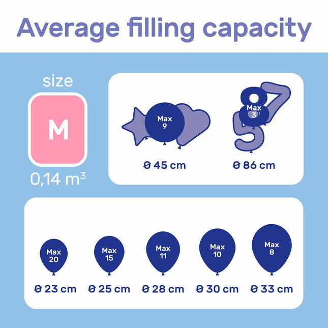 Réservoir d'hélium pour 20 ballons