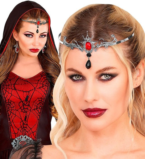 Tiara Gotisch Vampier van Widmann koop je bij Partywinkel