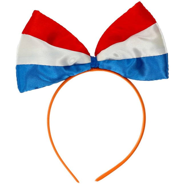 Tiara Strik Rood - Wit - Blauw van Folat koop je bij Partywinkel