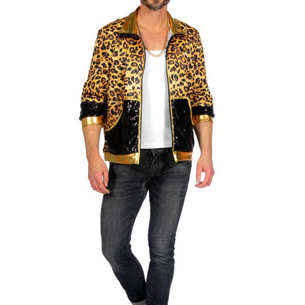 Trainingsjas Fout Heren Panter van Wilbers & Wilbers koop je bij Partywinkel