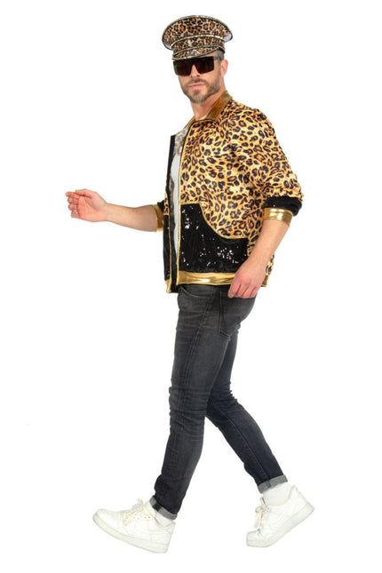 Trainingsjas Fout Heren Panter van Wilbers & Wilbers koop je bij Partywinkel