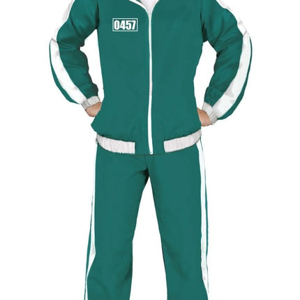 Trainingspak Met Cijfers Meisjes Groen 14/16 jaar van Fiestas Guirca koop je bij Partywinkel