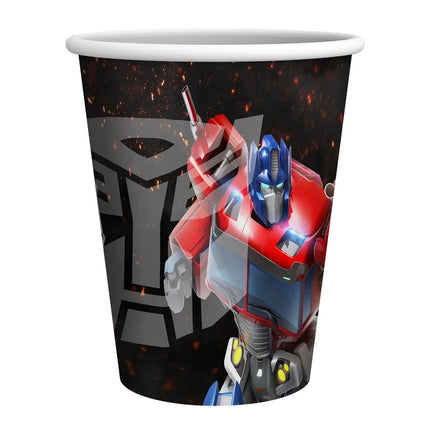 Transformers Bekers 250ml 8st van VDV Benefit koop je bij Partywinkel