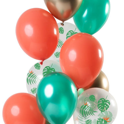 Tropical Ballonnen Set 30cm 12st van Folat koop je bij Partywinkel