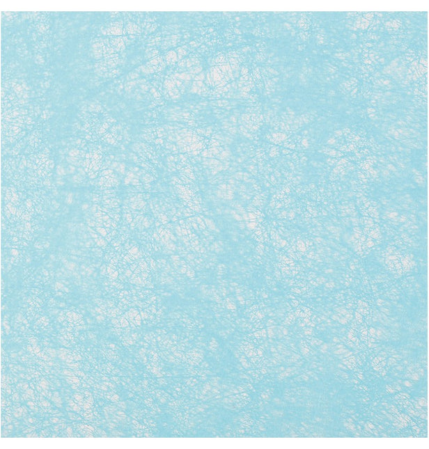 Chemin de table turquoise Romance 10m