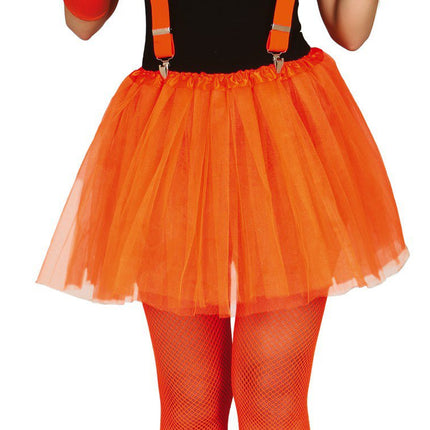 Tutu Neon Oranje 40cm van Fiestas Guirca koop je bij Partywinkel