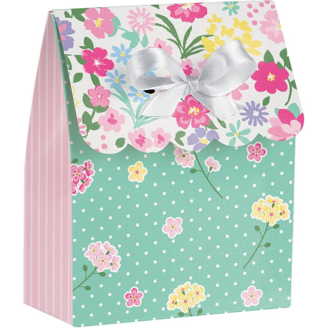 Uitdeelbox Bloemen 11,5cm 12st van Creative Converting koop je bij Partywinkel