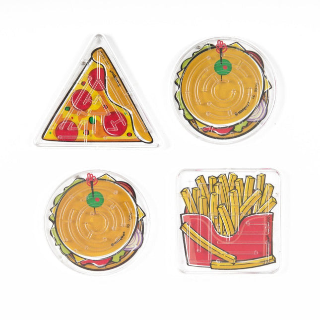 Uitdeelcadeautjes Doolhof Balletje 6cm 4st van Unique koop je bij Partywinkel