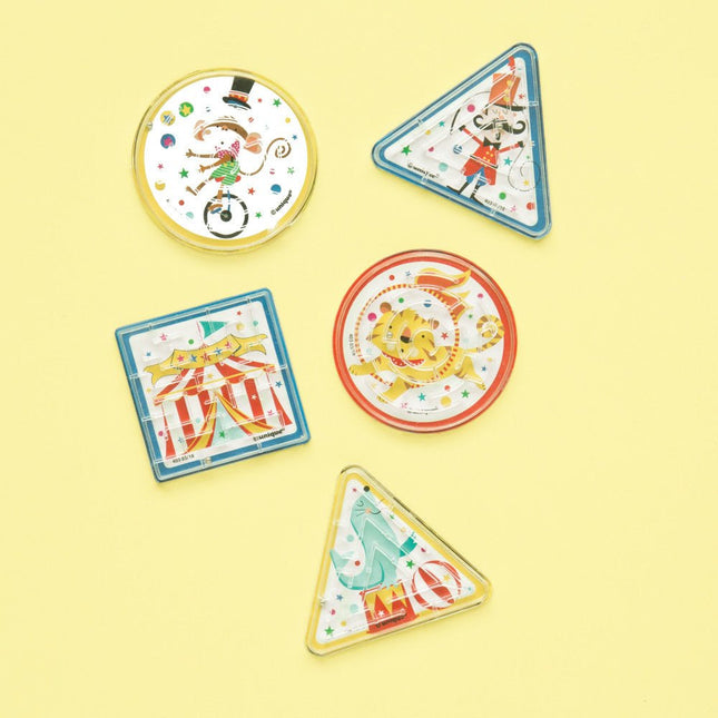 Uitdeelcadeautjes Doolhof Spel 6,4cm 6st van Unique koop je bij Partywinkel