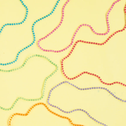 Uitdeelcadeautjes Kralenkettingen 15cm 6st van Unique koop je bij Partywinkel