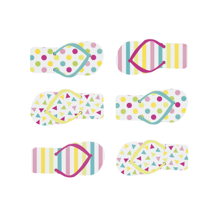 Uitdeelcadeautjes Notitieboekjes Slipper 11cm 12st van Unique koop je bij Partywinkel