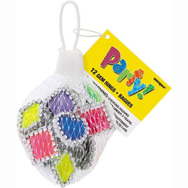 Uitdeelcadeautjes Ringen 17cm 12st van Unique koop je bij Partywinkel