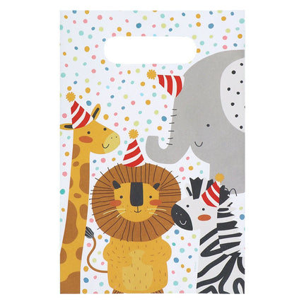 Uitdeelzakjes Safari Papier 23cm van Boland koop je bij Partywinkel