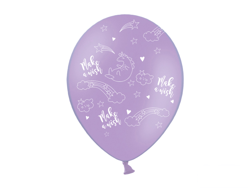 Unicorn Ballonnen 30cm 6st van Partydeco koop je bij Partywinkel