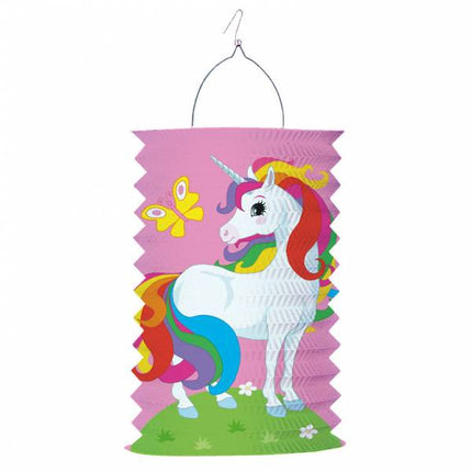 Unicorn Lampion 28cm van Riethmueller koop je bij Partywinkel