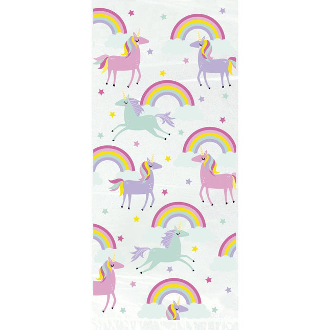 Unicorn Uitdeelzakjes Regenboog 20st van Unique koop je bij Partywinkel