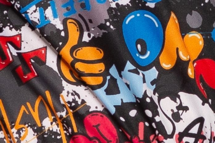 Combinaison de ski des années 80 avec lunettes Funky - Unisexe