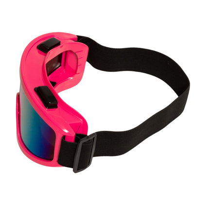 Lunettes de ski rose fluo
