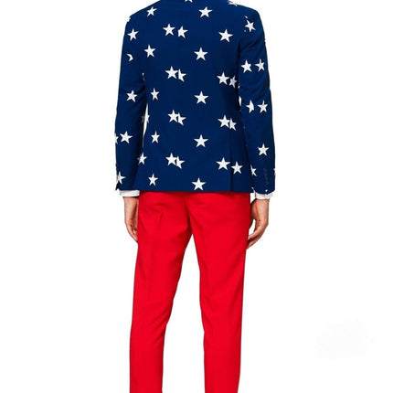 USA Stars Stripes Pak Heren OppoSuits van OppoSuits koop je bij Partywinkel