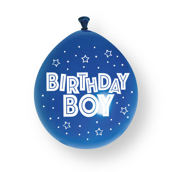 10ct Garçon d'anniversaire 9" Ballons en latex