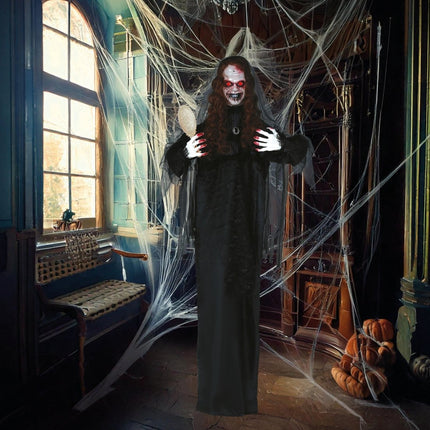 Vampier Pop Met Licht, Geluid En Beweging 1,7m van Fiestas Guirca koop je bij Partywinkel