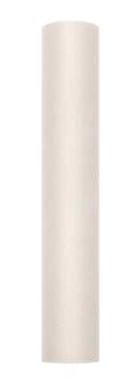 Vanille Creme Tule Rol 30cm 9m van Partydeco koop je bij Partywinkel