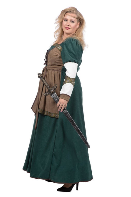 Viking Jurk Groen - Partywinkel - 8720059065769