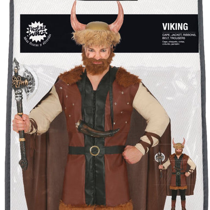 Viking Kostuum Bruin Heren van Fiestas Guirca koop je bij Partywinkel