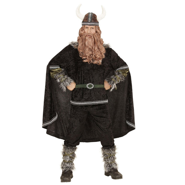 Viking Kostuum Zwart Heren - Partywinkel - 8003558059812