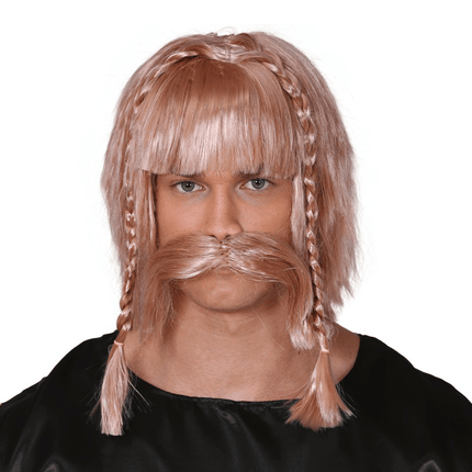 Viking Pruik Snor van Fiestas Guirca koop je bij Partywinkel