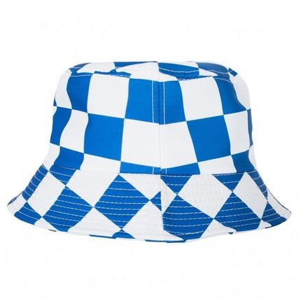 Vissershoedje Blauw /Wit Geblokt van PartyXplosion koop je bij Partywinkel