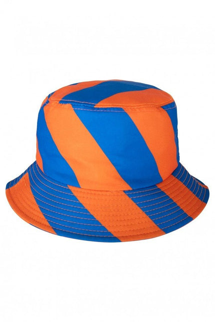 Vissershoedje Blauw/Oranje van PartyXplosion koop je bij Partywinkel