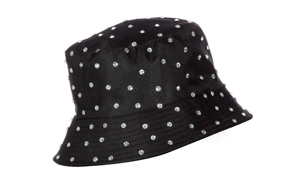 Vissershoedje met strass steentjes - Partywinkel - 8720059071180