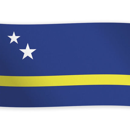 Vlag Curacao 1,5m van WeFiesta koop je bij Partywinkel
