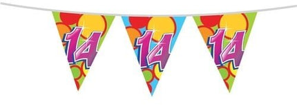 Vlaggenlijn 14 Jaar 10m - Partywinkel - 8711319055484