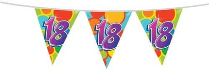 Vlaggenlijn 18 Jaar 10m - Partywinkel - 8711319055118