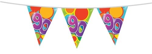 Vlaggenlijn 90 Jaar 10m - Partywinkel - 8711319055347