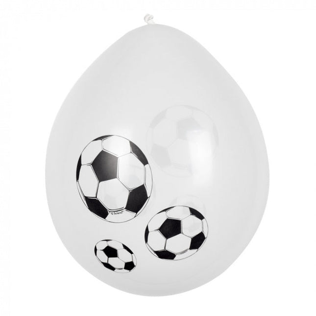 Voetbal Ballonnen 25cm 6st van Boland koop je bij Partywinkel