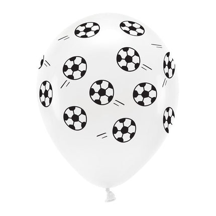 Voetbal Ballonnen 33cm 6st van Partydeco koop je bij Partywinkel
