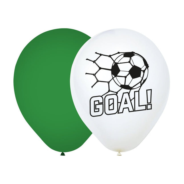 Voetbal Ballonnen Goal 30cm van WeFiesta koop je bij Partywinkel