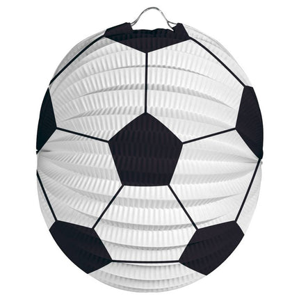 Voetbal Lampion 22cm - Partywinkel - 8714572048323