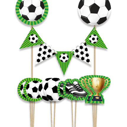 Voetbal Taarttopper 30cm - Partywinkel - 8716764241260