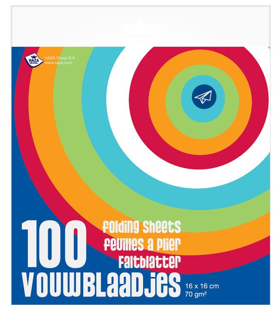 Vouwblaadjes 16cm 100st van Haza Witbaard koop je bij Partywinkel