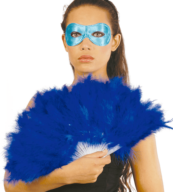 Waaier Blauwe Veren van Fiestas Guirca koop je bij Partywinkel