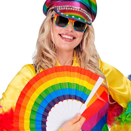 Waaier Regenboog van Widmann koop je bij Partywinkel