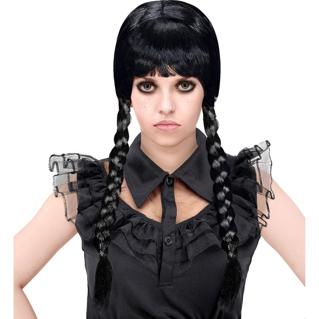 Wednesday Pruik Meisje van Widmann koop je bij Partywinkel